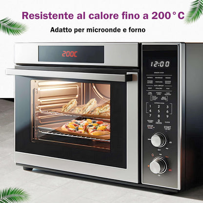 Waipur Piatti in Foglia di Palma Ecologici - 25 Pz Rotondi 15x15 cm - Piccole Stoviglie usa e getta Compostabili Eleganti - Leggeri e Resistenti - Simile al Bamboo e al Legno - Ideale per Feste